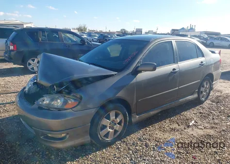 2008 Toyota Corolla S from USA, damaged, VIN 2T1BR32EX8C883731
